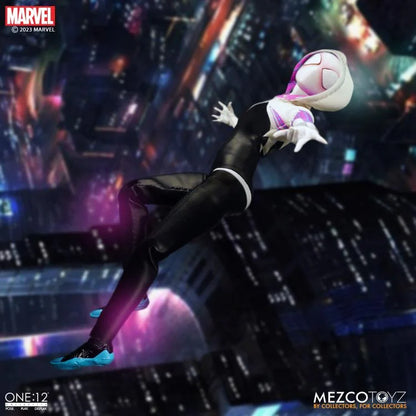 Preventa Figura Ghost Spider (Spider-Gwen) - Marvel Comics One:12 Collective marca Mezco Toyz 77310 escala pequeña 1/12