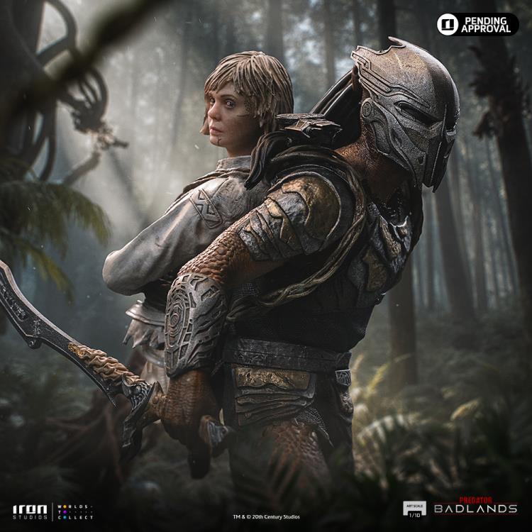 Preventa Estatua Predator Dek & Thia - Predator: Badlands  - Limited Edition marca Iron Studios escala de arte 1/10