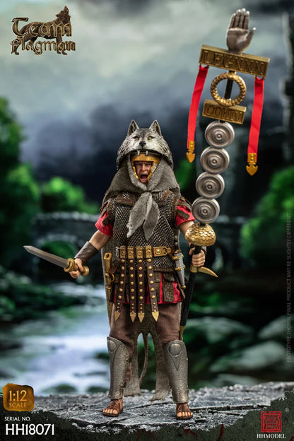 Pedido Figura Roman Team Flagman Bearer - Imperial Legion marca HHModel HH18071 escala pequeña 1/12