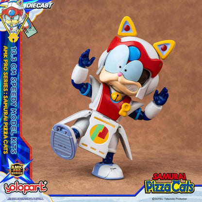 Preventa Figura Speedy (set doble) (Diecast)- Samurai Pizza Cats - AMK PRO Series - Model Kit marca Yolopark