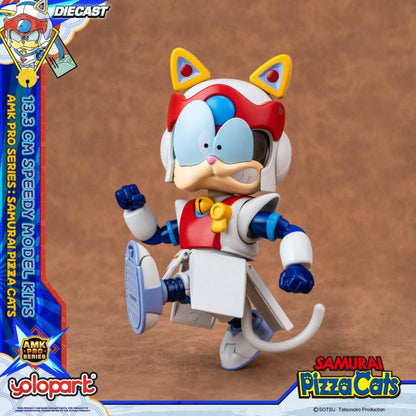 Preventa Figura Speedy (set doble) (Diecast)- Samurai Pizza Cats - AMK PRO Series - Model Kit marca Yolopark