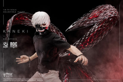 Preventa Figura KANEKI (Awakening Version) - Tokyo Ghoul marca Rocket Toys ROC-024 escala 1/6