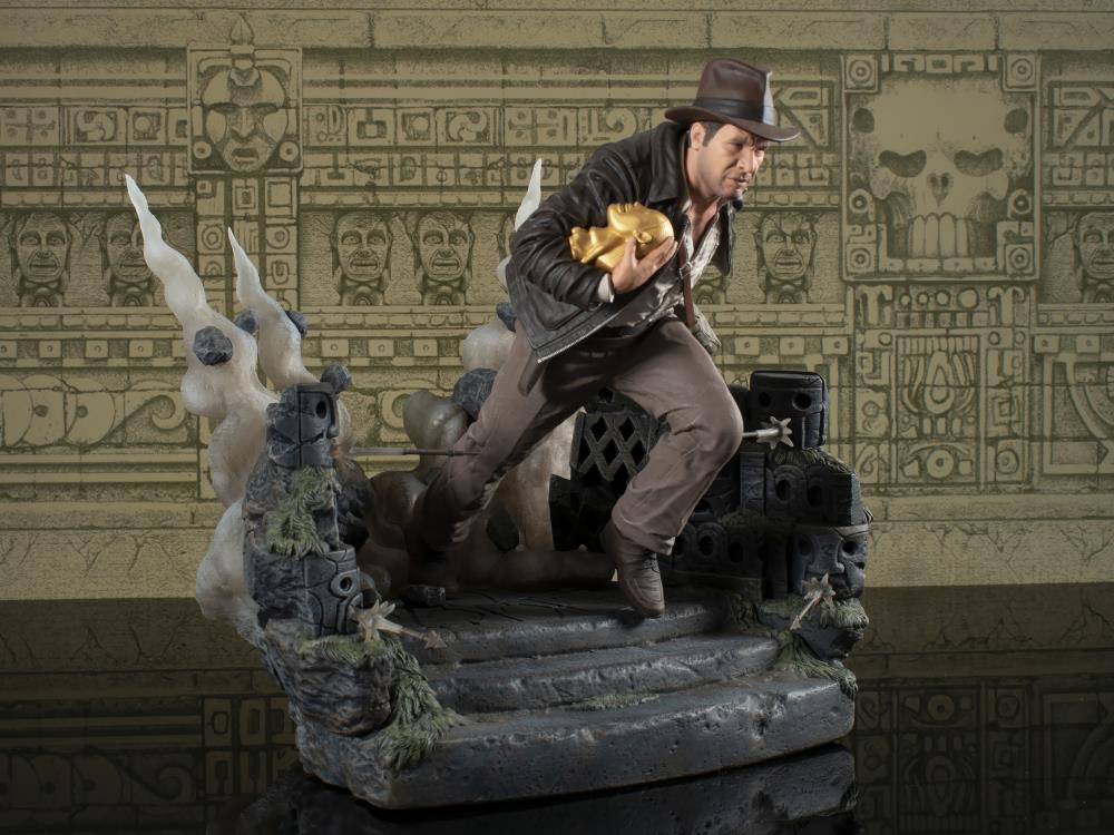 Pedido Estatua Indiana Jones Temple Escape Deluxe - Raiders of the Lost Ark Gallery Diorama marca Diamond Select Toys escala 1/7