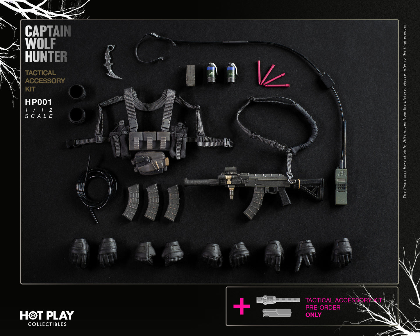Preventa Figura Captain Wolf Hunter (Deluxe Version) marca Hot Play HP001D escala 1/12