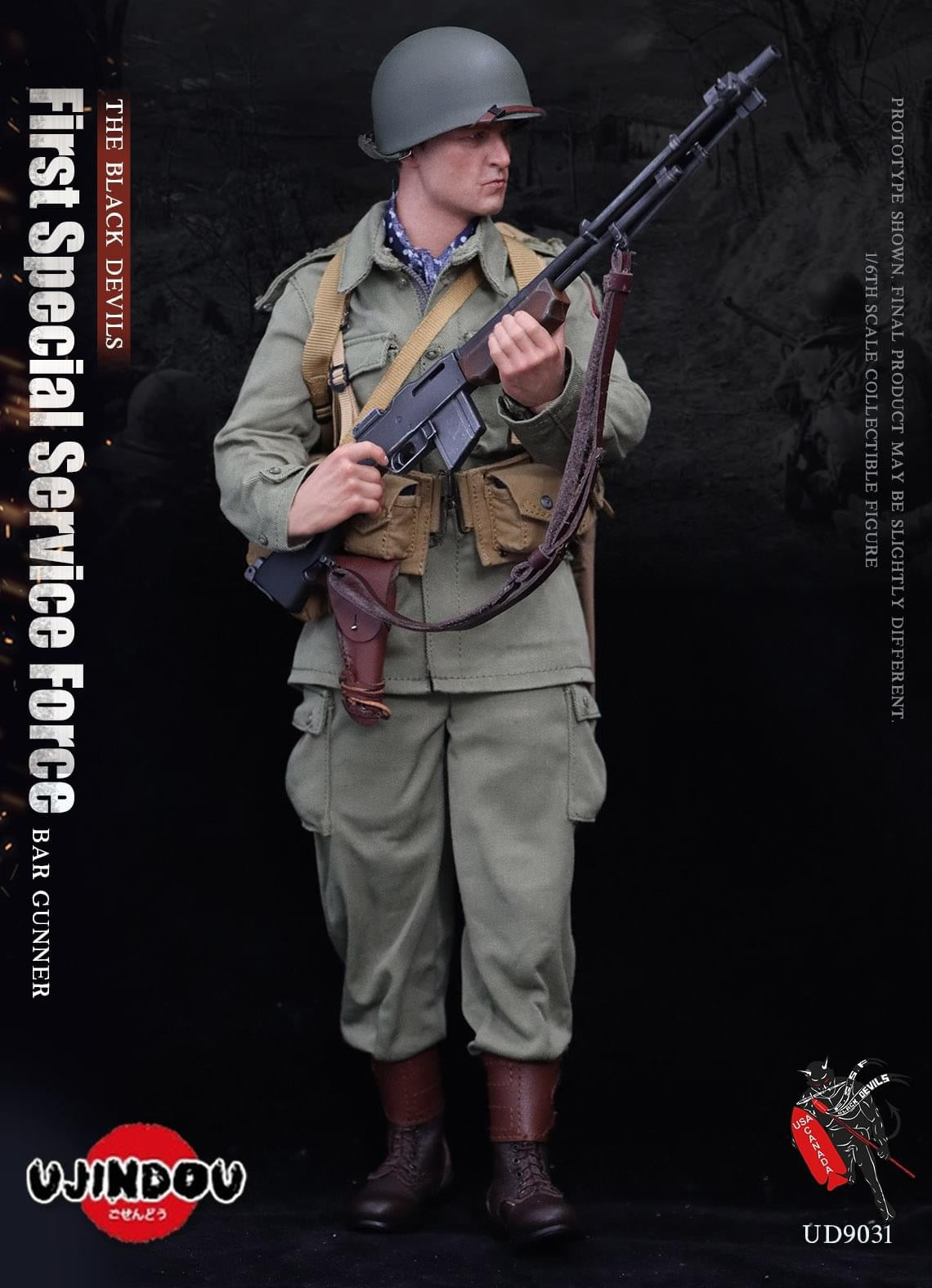 Pedido Figura BAR Gunner - First Special Service Force marca Ujindou UD9031 escala 1/6