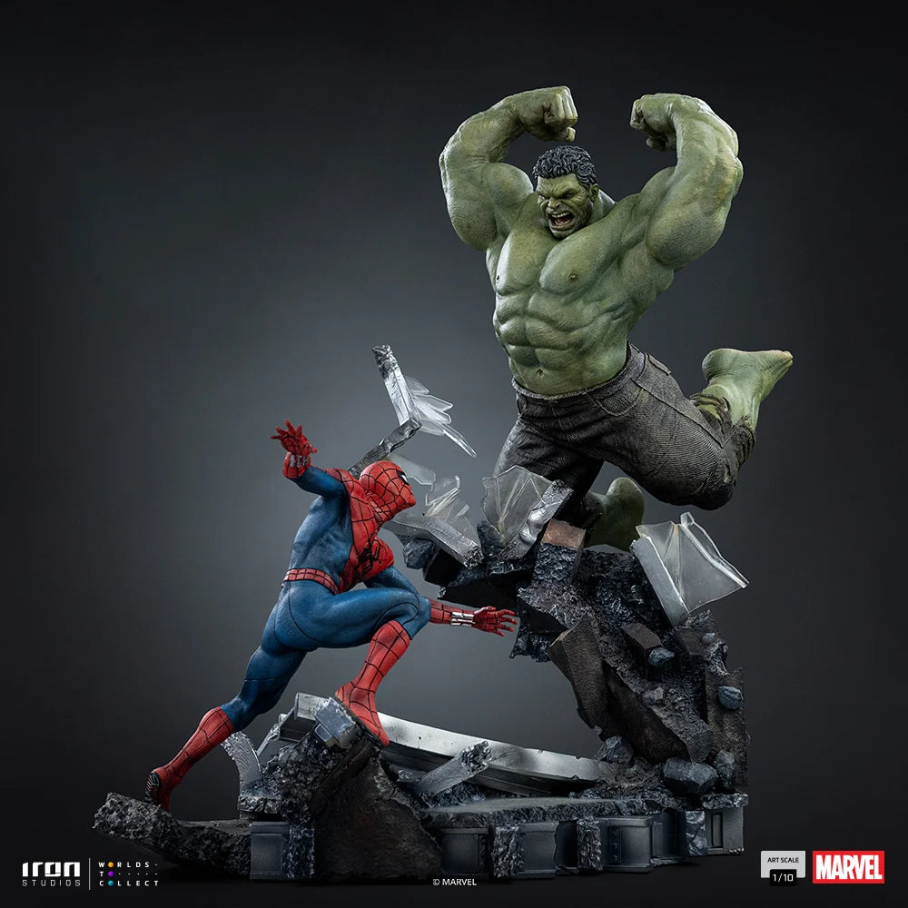 Preventa Estatua Spider-Man vs Hulk - Spider-Man: Brand New Day marca Iron Studios escala de arte 1/10