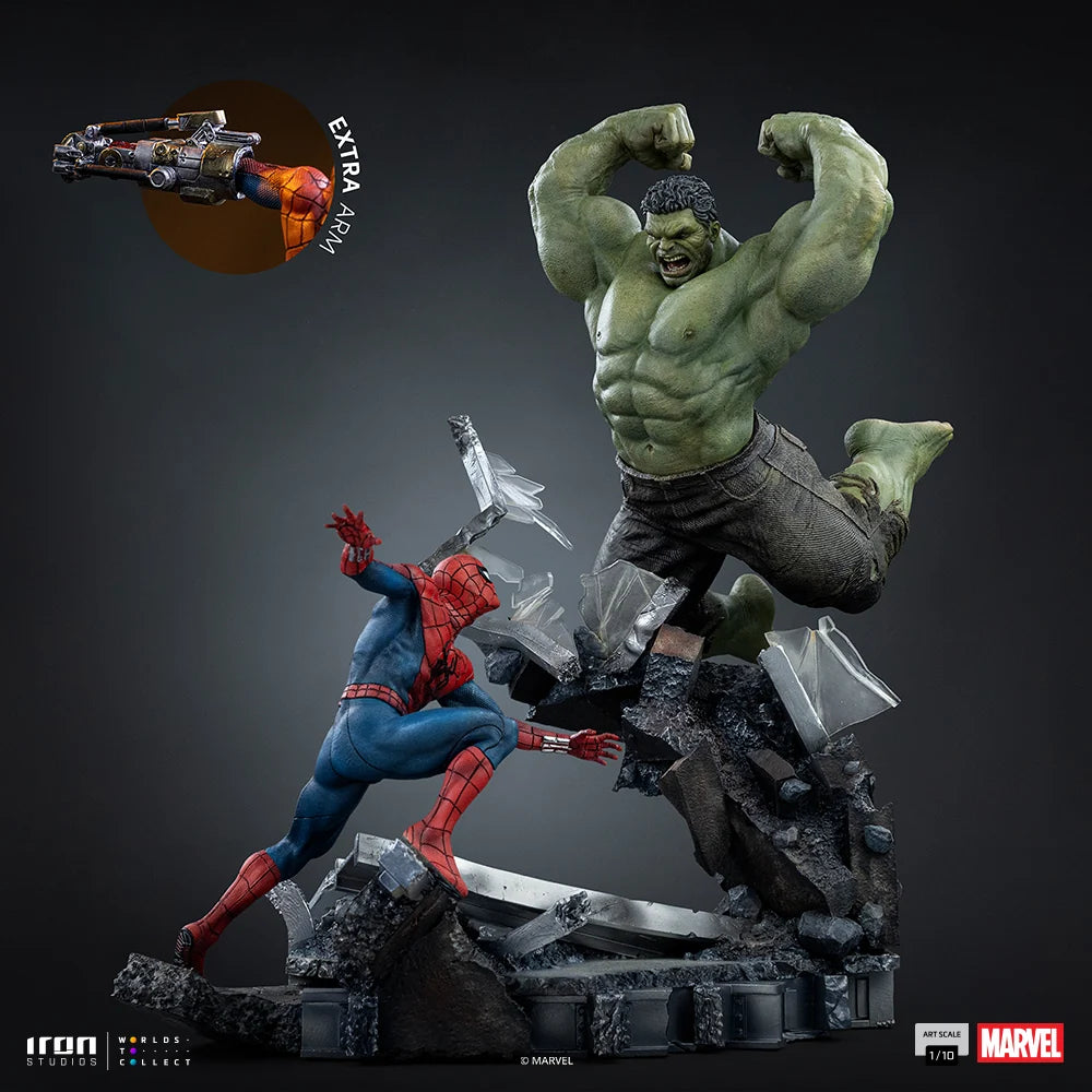 Preventa Estatua Spider-Man vs Hulk - Spider-Man: Brand New Day marca Iron Studios escala de arte 1/10