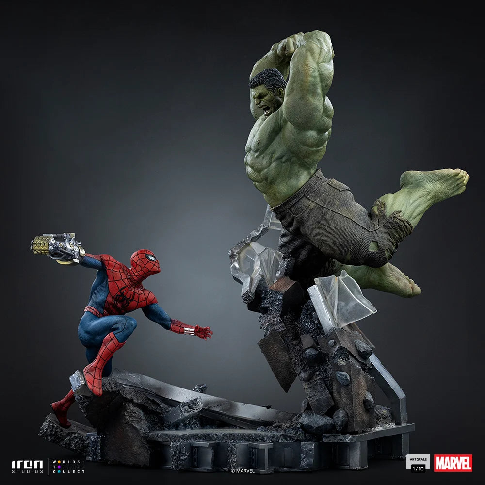 Preventa Estatua Spider-Man vs Hulk - Spider-Man: Brand New Day marca Iron Studios escala de arte 1/10