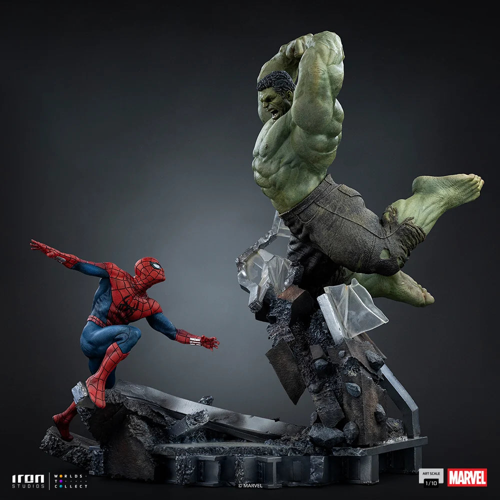 Preventa Estatua Spider-Man vs Hulk - Spider-Man: Brand New Day marca Iron Studios escala de arte 1/10