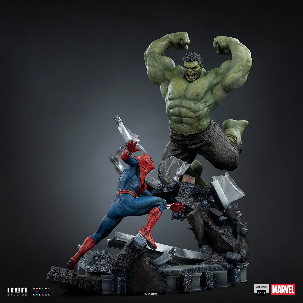 Preventa Estatua Spider-Man vs Hulk - Spider-Man: Brand New Day marca Iron Studios escala de arte 1/10