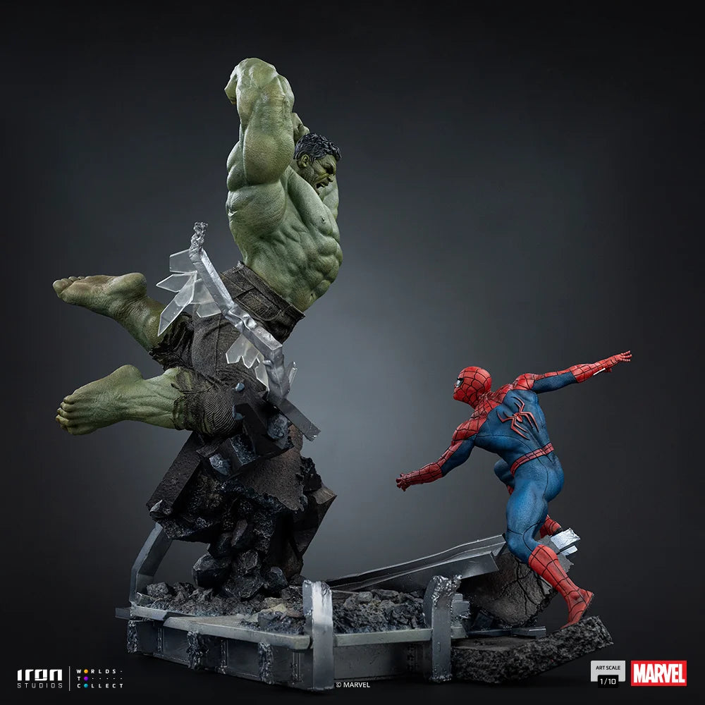 Preventa Estatua Spider-Man vs Hulk - Spider-Man: Brand New Day marca Iron Studios escala de arte 1/10