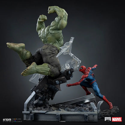Preventa Estatua Spider-Man vs Hulk - Spider-Man: Brand New Day marca Iron Studios escala de arte 1/10