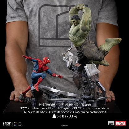 Preventa Estatua Spider-Man vs Hulk - Spider-Man: Brand New Day marca Iron Studios escala de arte 1/10