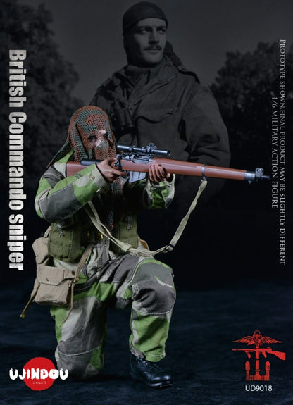 Pedido Figura WWII British Commando Sniper 1944 marca Ujindou UD9018 escala 1/6