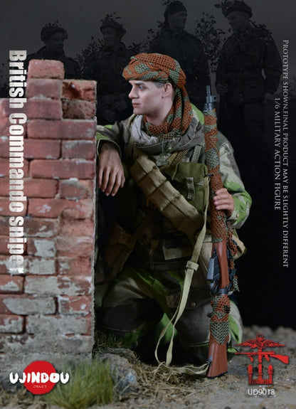 Pedido Figura WWII British Commando Sniper 1944 marca Ujindou UD9018 escala 1/6