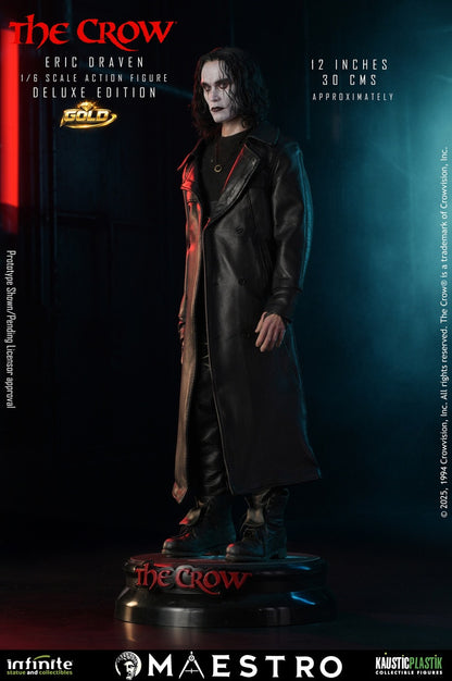 Preventa Figura Eric Draven (Deluxe Edition GOLD) (Cabello enraizado) - THE CROW - Luxury Limited Edition marca Kaustic Plastik escala 1/6