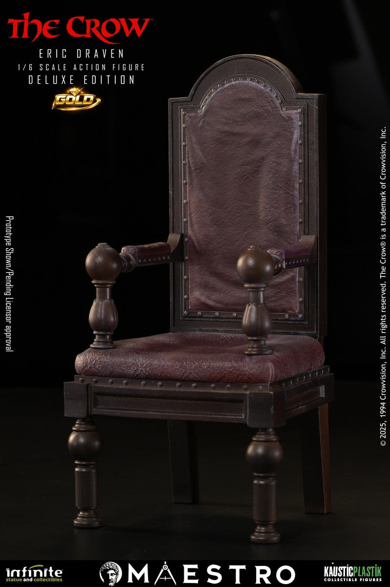 Preventa Figura Eric Draven (Deluxe Edition GOLD) (Cabello enraizado) - THE CROW - Luxury Limited Edition marca Kaustic Plastik escala 1/6