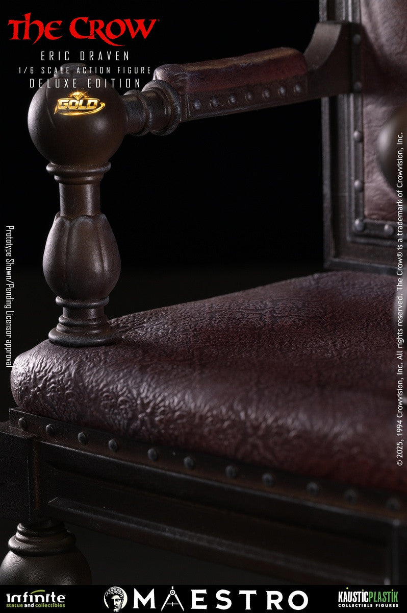 Preventa Figura Eric Draven (Deluxe Edition GOLD) (Cabello enraizado) - THE CROW - Luxury Limited Edition marca Kaustic Plastik escala 1/6