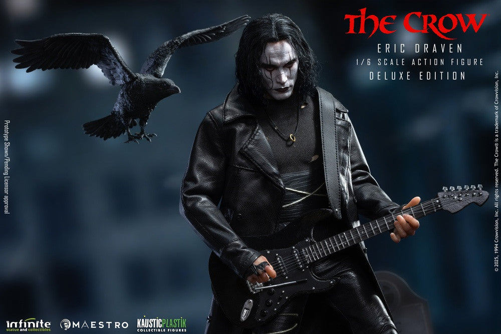 Preventa Figura Eric Draven (Deluxe Edition) (Cabello enraizado) - THE CROW - Luxury Limited Edition marca Kaustic Plastik escala 1/6