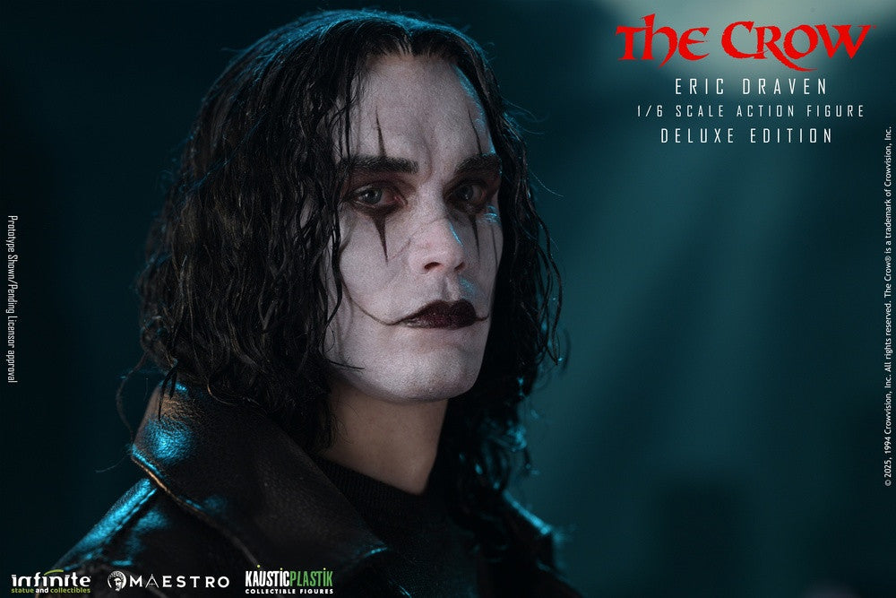 Preventa Figura Eric Draven (Deluxe Edition) (Cabello enraizado) - THE CROW - Luxury Limited Edition marca Kaustic Plastik escala 1/6