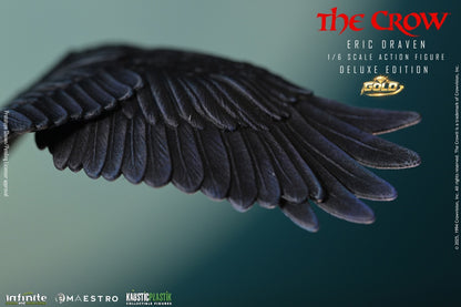 Preventa Figura Eric Draven (Deluxe Edition GOLD) (Cabello enraizado) - THE CROW - Luxury Limited Edition marca Kaustic Plastik escala 1/6