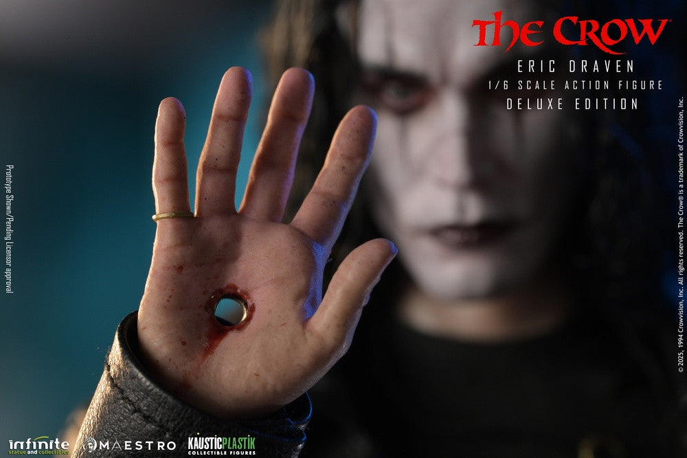 Preventa Figura Eric Draven (Deluxe Edition) (Cabello enraizado) - THE CROW - Luxury Limited Edition marca Kaustic Plastik escala 1/6