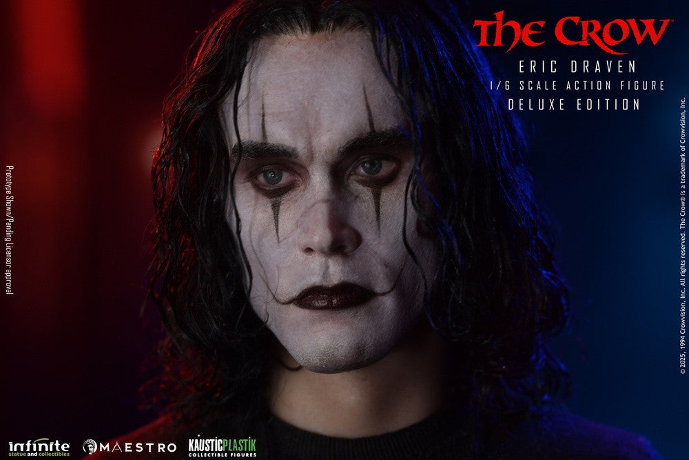 Preventa Figura Eric Draven (Deluxe Edition) (Cabello enraizado) - THE CROW - Luxury Limited Edition marca Kaustic Plastik escala 1/6