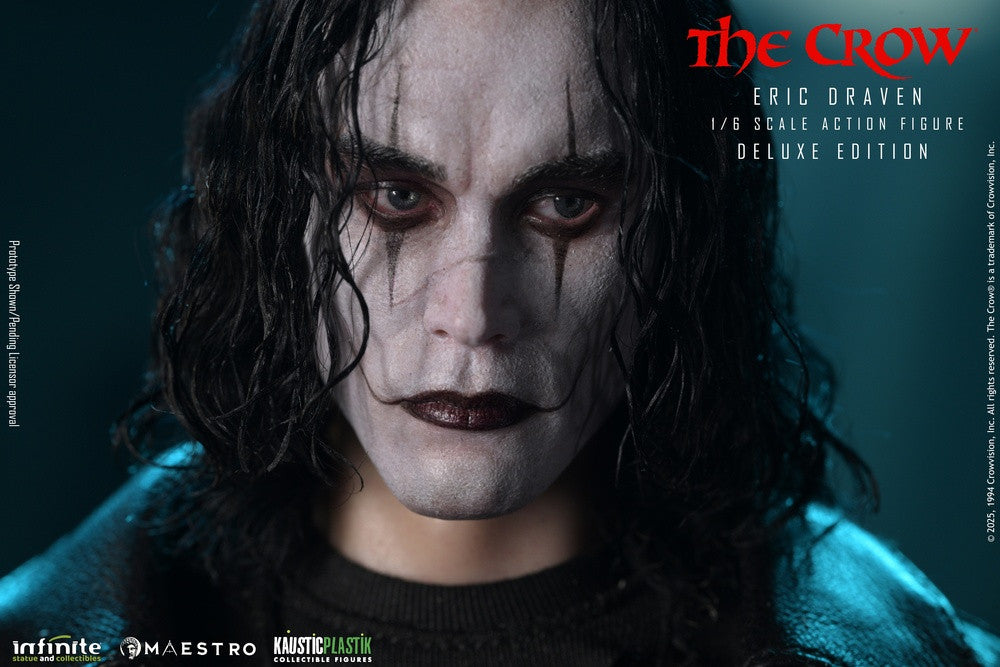 Preventa Figura Eric Draven (Deluxe Edition) (Cabello enraizado) - THE CROW - Luxury Limited Edition marca Kaustic Plastik escala 1/6