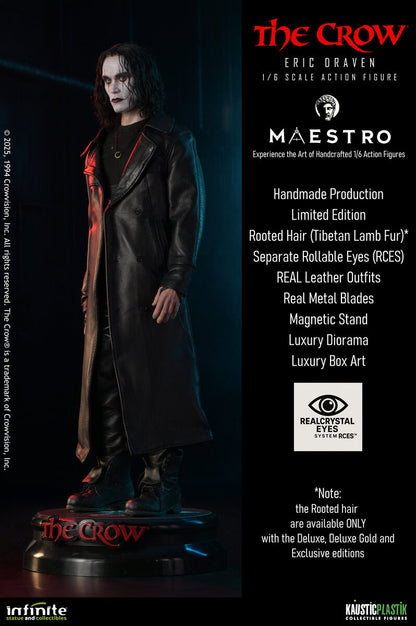 Preventa Figura Eric Draven (Standard Edition) - THE CROW - Luxury Limited Edition marca Kaustic Plastik escala 1/6