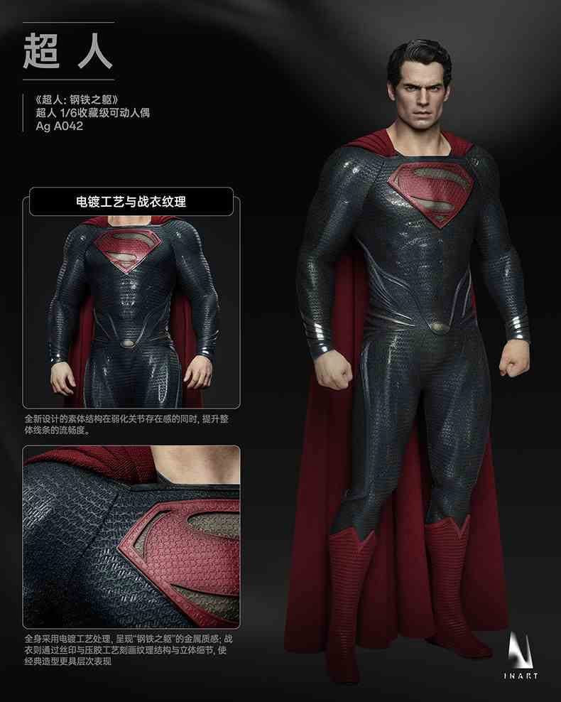 Preventa Figura SUPERMAN - Man of Steel marca INART A042 Queen Studio escala 1/6