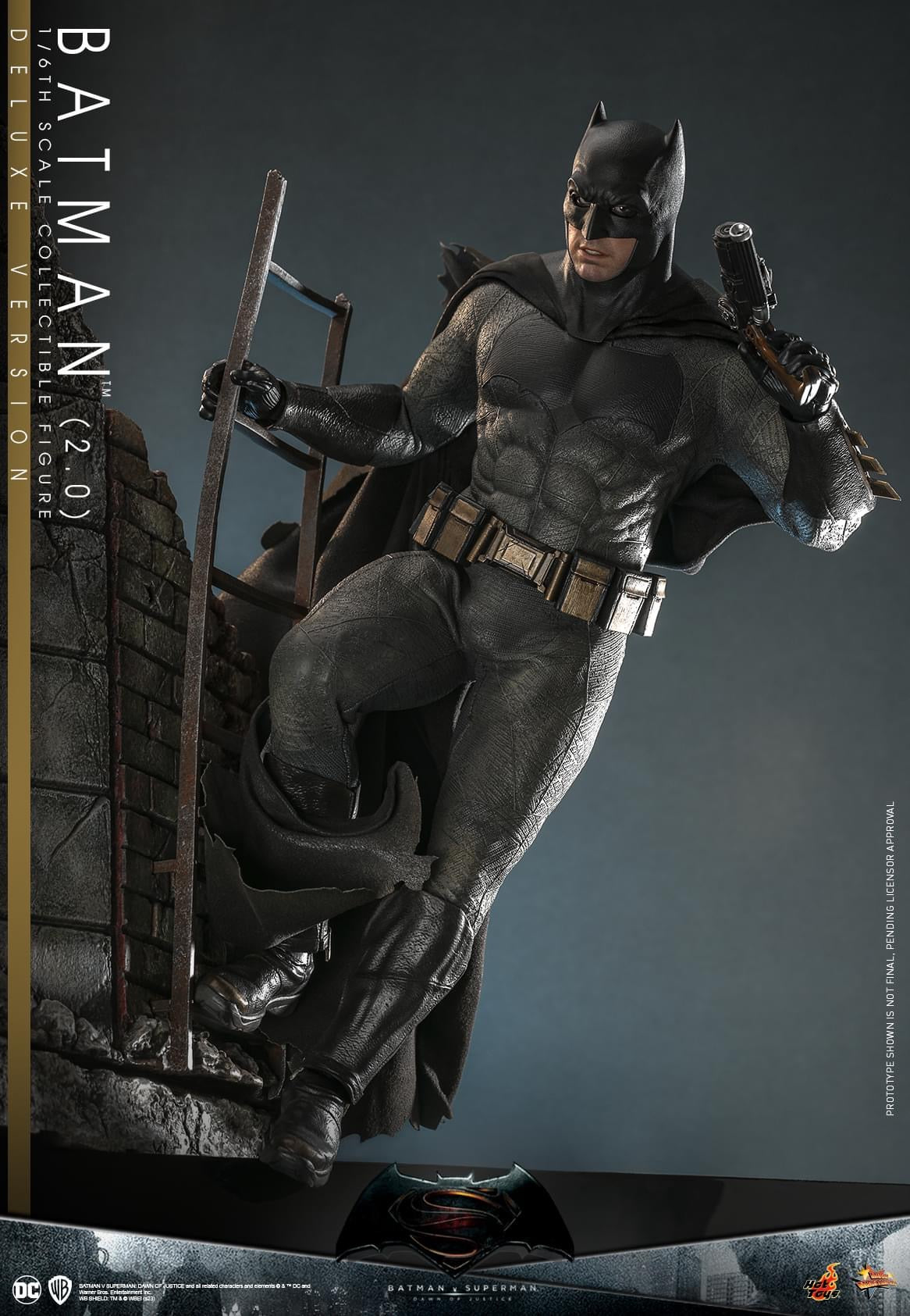 Preventa Figura Batman (2.0) (Deluxe version) - Batman v Superman: Dawn of Justice™ marca Hot Toys MMS732 escala 1/6