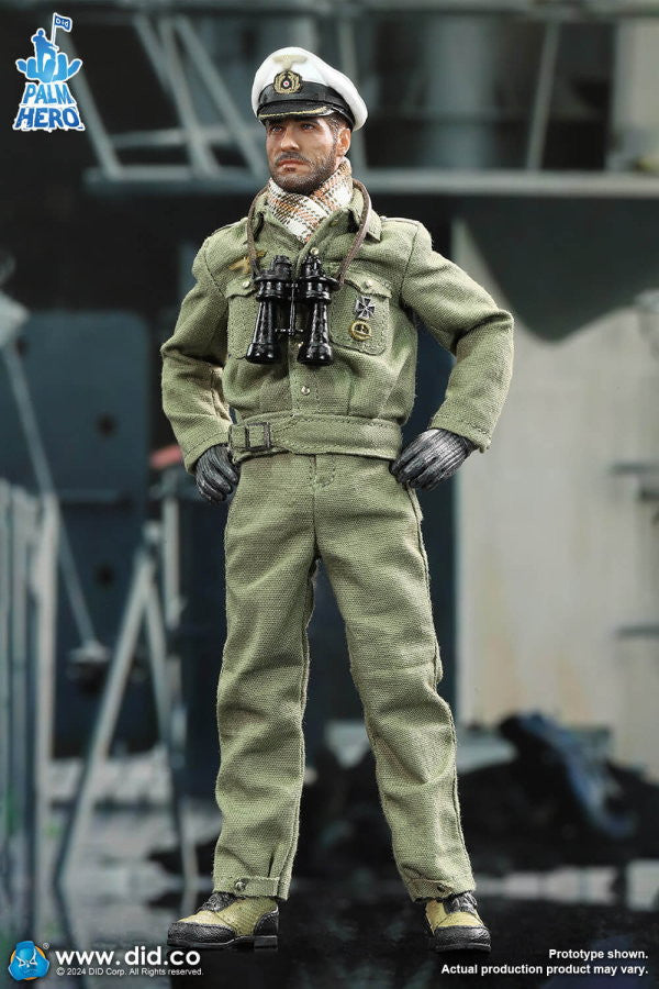 Pedido Figura Lehmann - WWII German U-Boat Commander - Palm Hero Series marca DID XD80026 escala 1/12