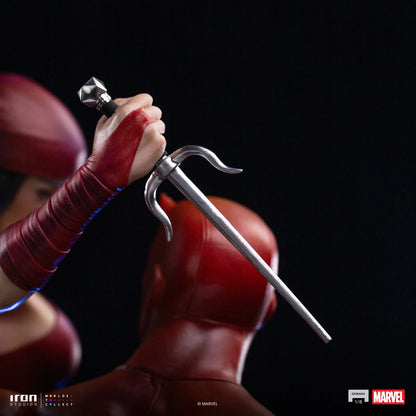 Preventa Estatua Daredevil y Elektra - Marvel Comics - Limited Edition Diorama marca Iron Studios escala de arte 1/6