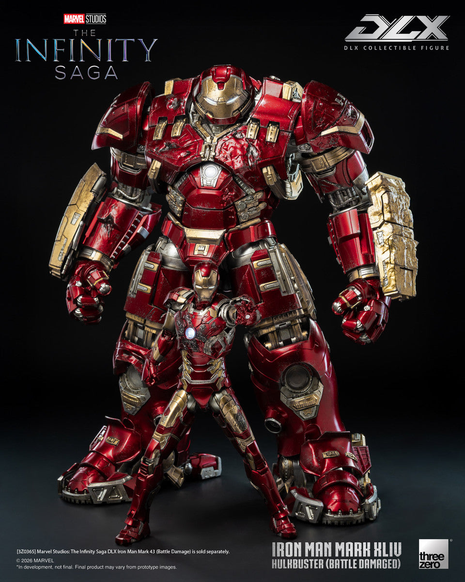 Preventa Figura DLX Iron Man Mark 44 Hulkbuster (Battle Damaged) - Marvel Studios: The Infinity Saga marca Threezero 3Z0919 escala 1/12