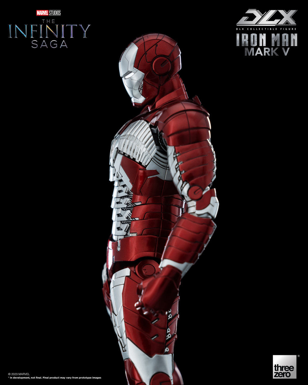 Preventa Figura DLX Iron Man Mark 5 - Avengers: The Infinity Saga marca Threezero 3Z0254 escala pequeña 1/12