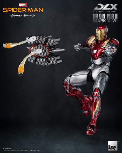 Preventa Figura DLX Iron Man Mark 47 - Spider-Man: Homecoming marca Threezero 3Z0946 escala 1/12