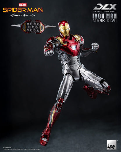 Preventa Figura DLX Iron Man Mark 47 - Spider-Man: Homecoming marca Threezero 3Z0946 escala 1/12