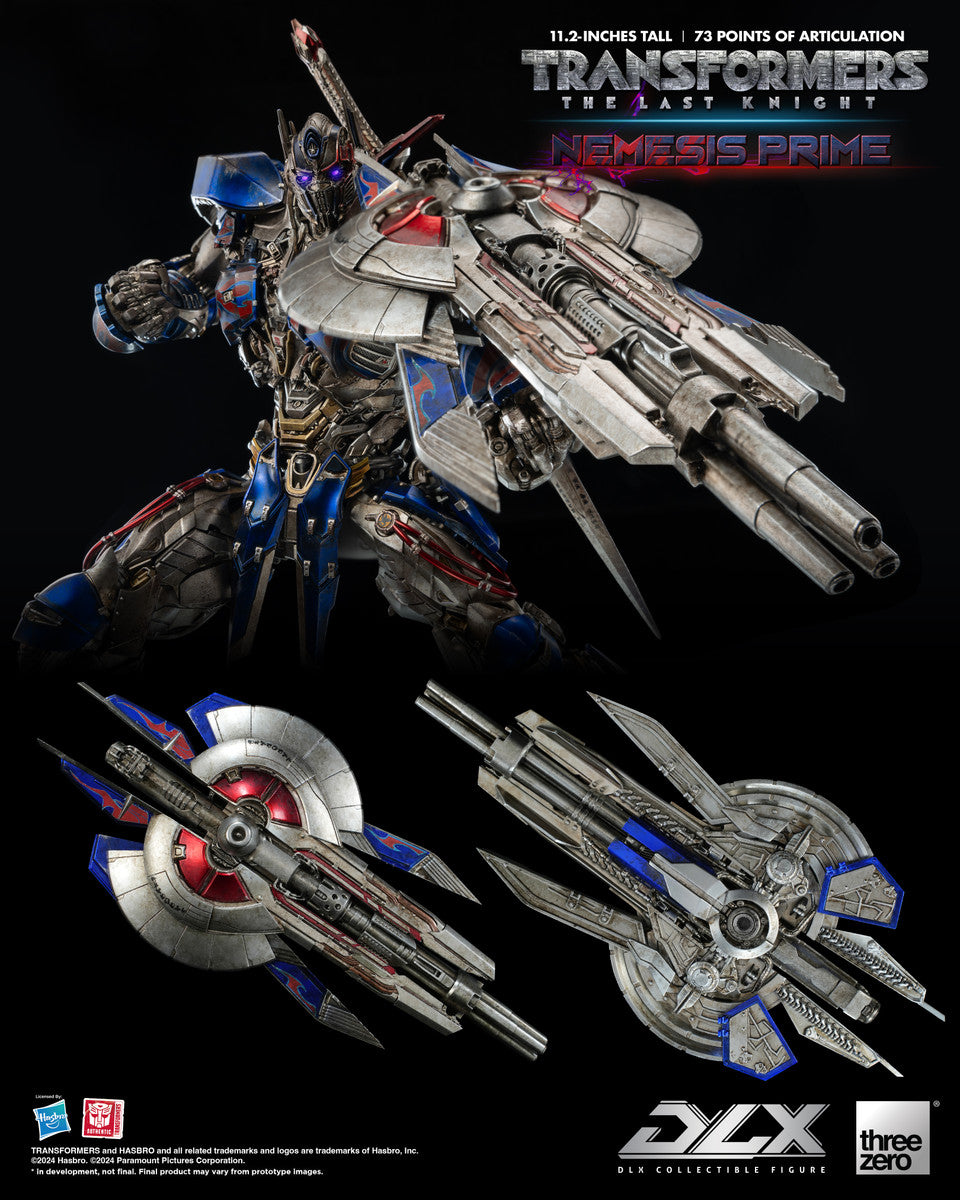 Preventa Figura DLX Nemesis Prime - Transformers: The Last Knight marca Threezero 3Z0579 (28.5 cm)