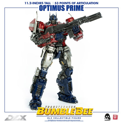 Pedido Figura DLX Optimus Prime - Transformers Bumblebee marca Threezero 3Z0159 escala (28.4 cm)