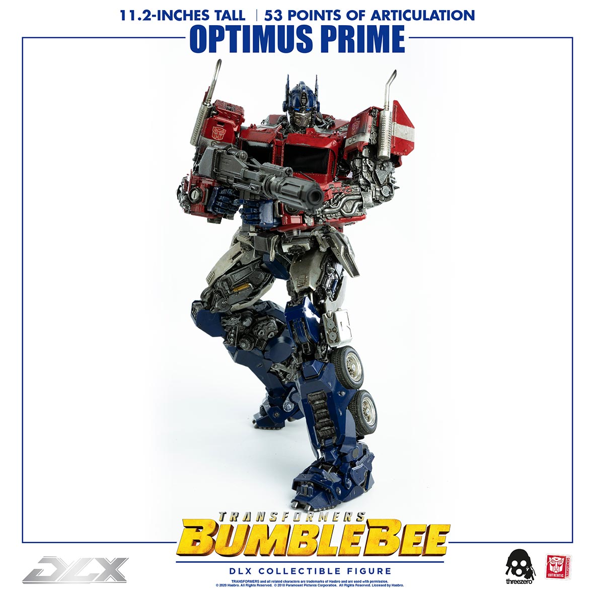 Pedido Figura DLX Optimus Prime - Transformers Bumblebee marca Threezero 3Z0159 escala (28.4 cm)