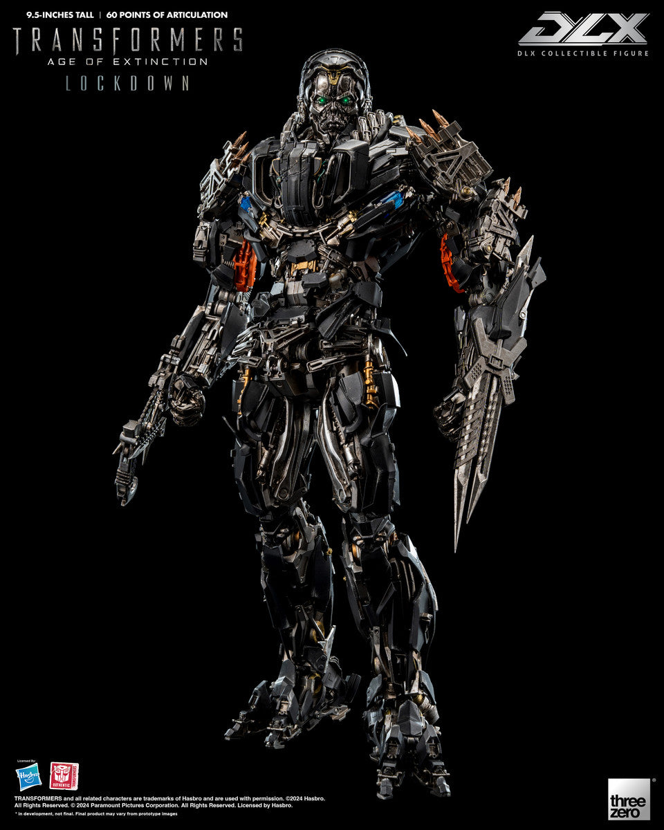 Preventa Figura DLX Lockdown - Transformers: Age of Extinction marca Threezero 3Z0471 (24 cm)