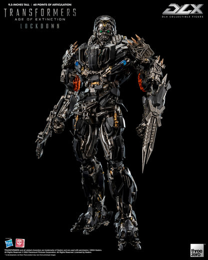 Preventa Figura DLX Lockdown - Transformers: Age of Extinction marca Threezero 3Z0471 (24 cm)