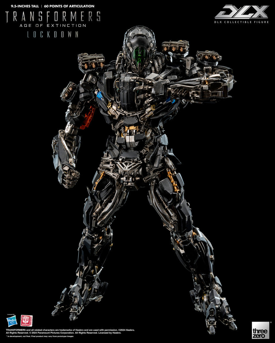 Preventa Figura DLX Lockdown - Transformers: Age of Extinction marca Threezero 3Z0471 (24 cm)