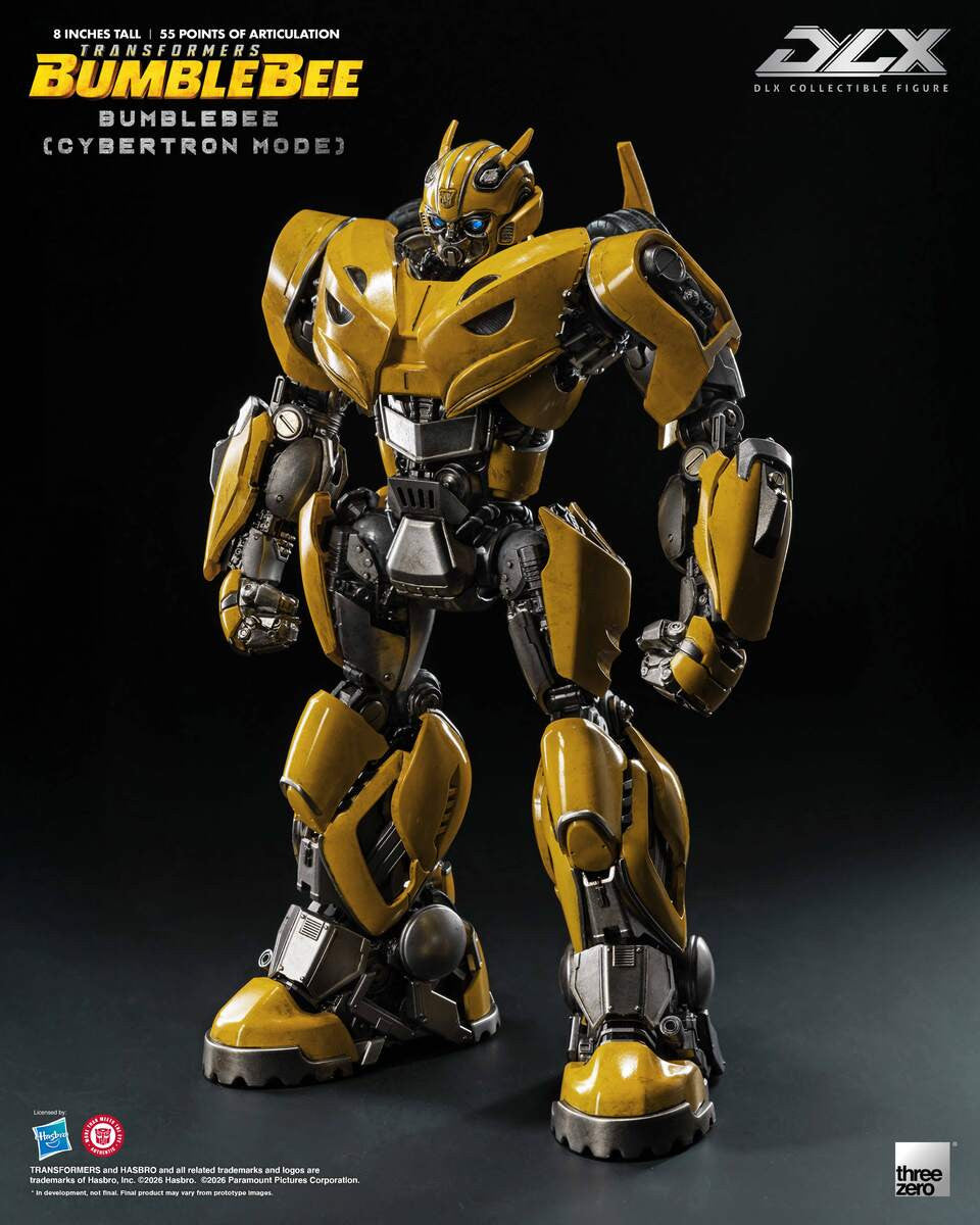 Preventa Figura DLX Bumblebee (Cybertron Mode) - Transformers: Bumblebee  marca Threezero 3Z1049 (20 cm)