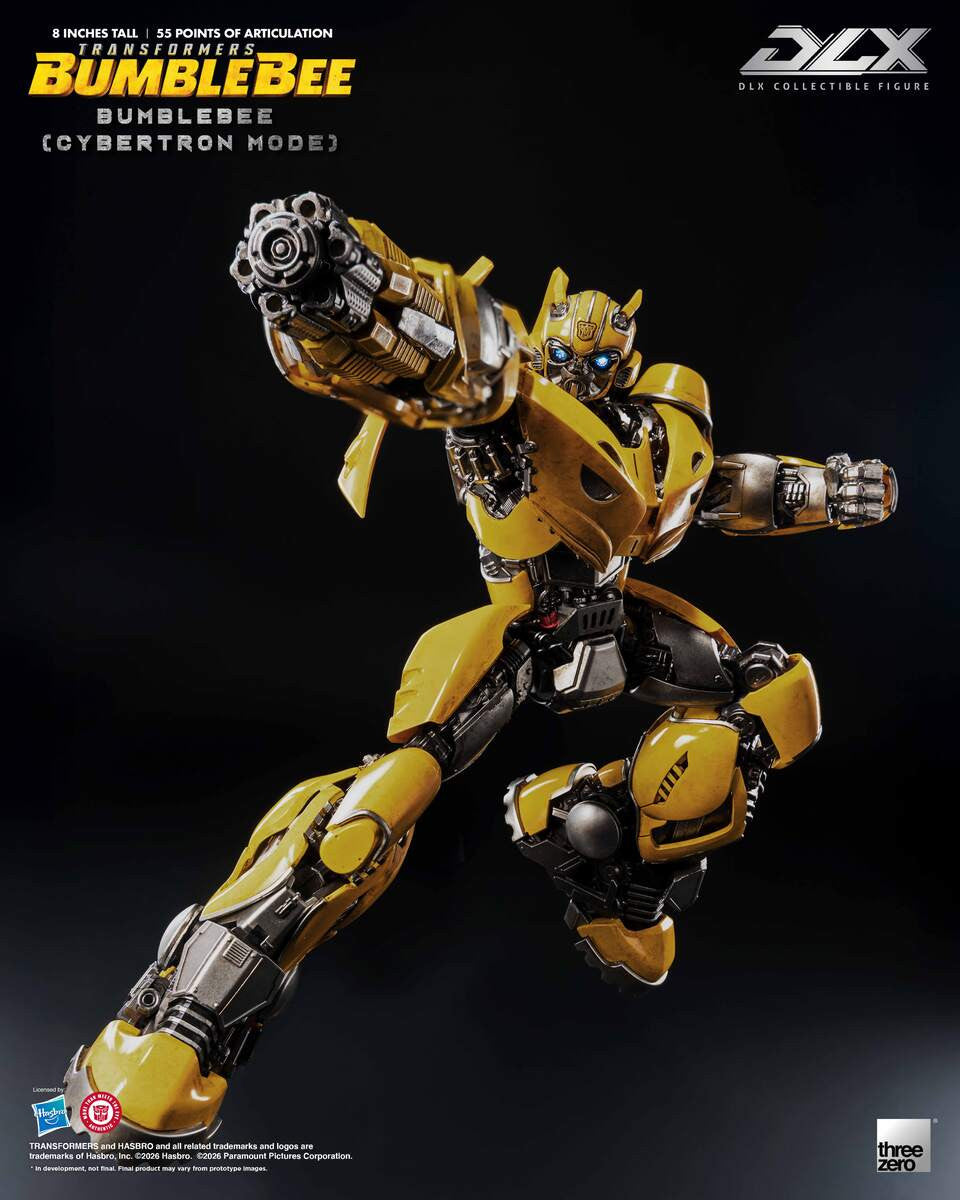 Preventa Figura DLX Bumblebee (Cybertron Mode) - Transformers: Bumblebee  marca Threezero 3Z1049 (20 cm)