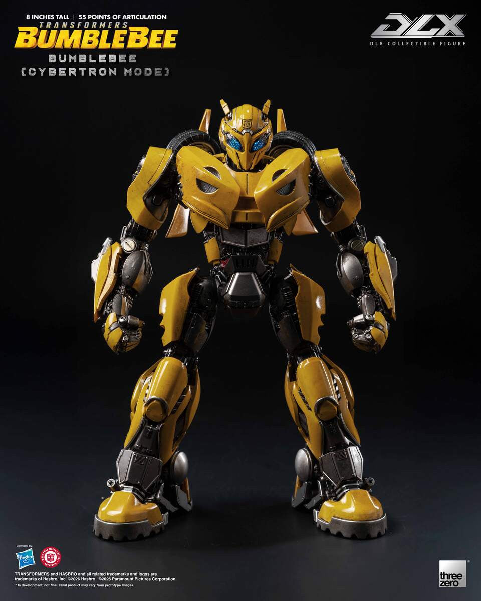 Preventa Figura DLX Bumblebee (Cybertron Mode) - Transformers: Bumblebee  marca Threezero 3Z1049 (20 cm)