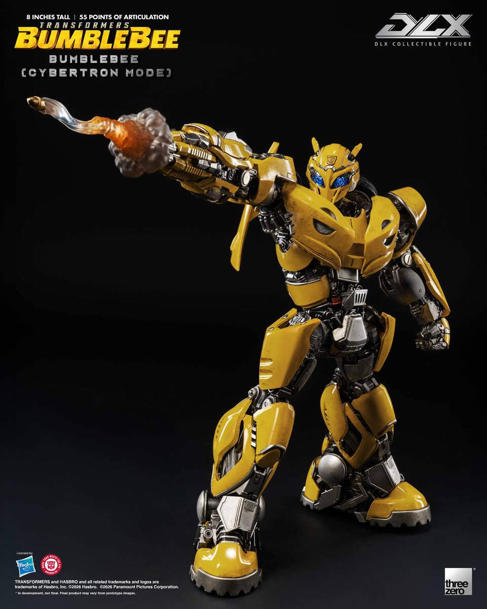Preventa Figura DLX Bumblebee (Cybertron Mode) - Transformers: Bumblebee  marca Threezero 3Z1049 (20 cm)
