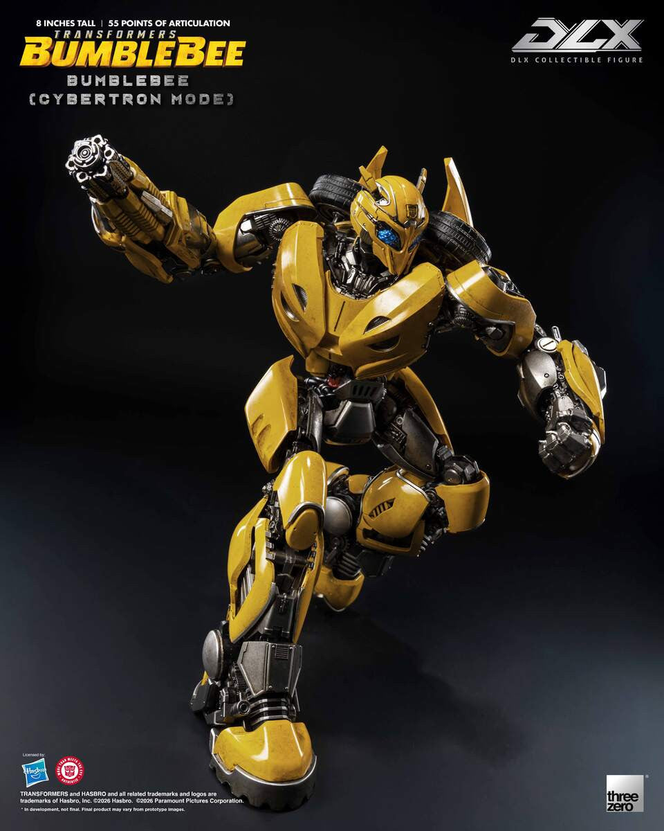 Preventa Figura DLX Bumblebee (Cybertron Mode) - Transformers: Bumblebee  marca Threezero 3Z1049 (20 cm)