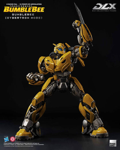 Preventa Figura DLX Bumblebee (Cybertron Mode) - Transformers: Bumblebee  marca Threezero 3Z1049 (20 cm)