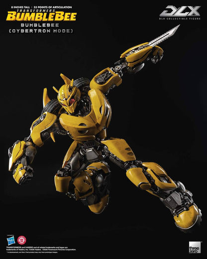 Preventa Figura DLX Bumblebee (Cybertron Mode) - Transformers: Bumblebee  marca Threezero 3Z1049 (20 cm)